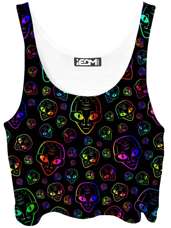 Alien Invasion Crop Top sold by iEDM