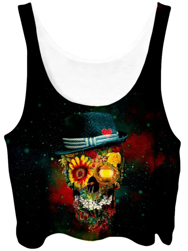 Skull Lover Crop Top sold by iEDM