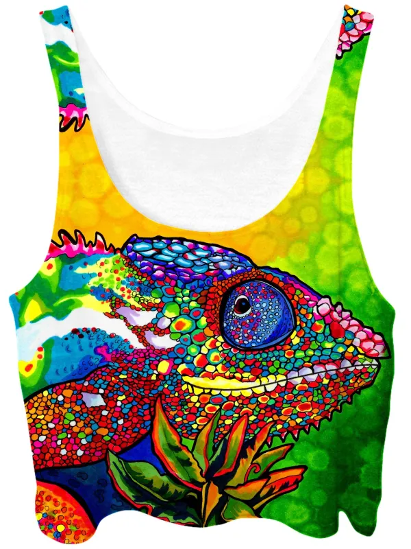 Capricious Chameleon Crop Top sold by iEDM