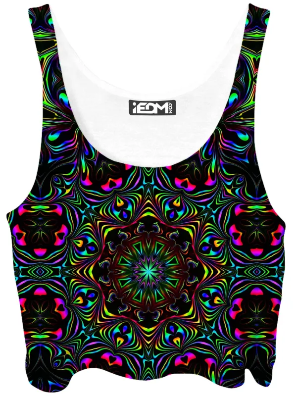 Kaleidoscope Eyes Crop Top sold by iEDM