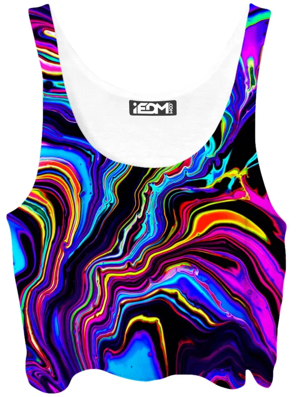 Neon Rift Crop Top sold by iEDM
