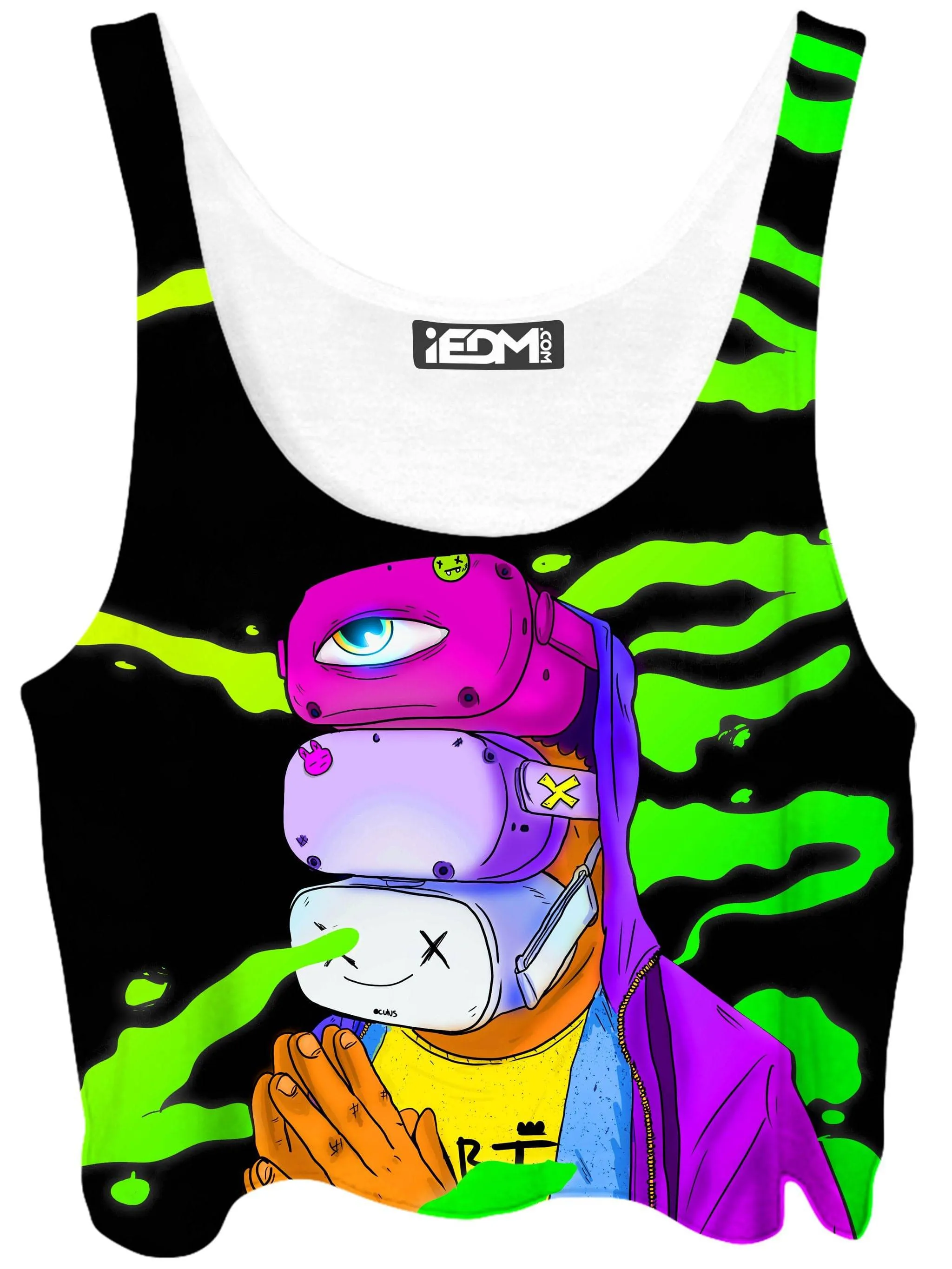 Virtual Reality Crop Top sold by iEDM