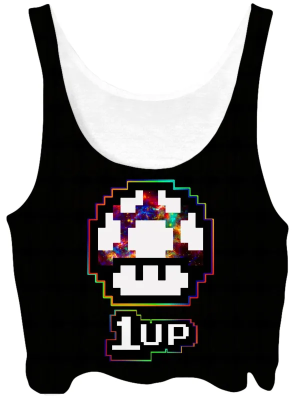 Level Up Mushroom Crop Top sold by iEDM