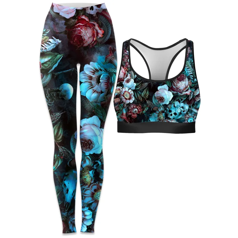 Eyes Of Darkness Rave Bra and Leggings Combo sold by iEDM