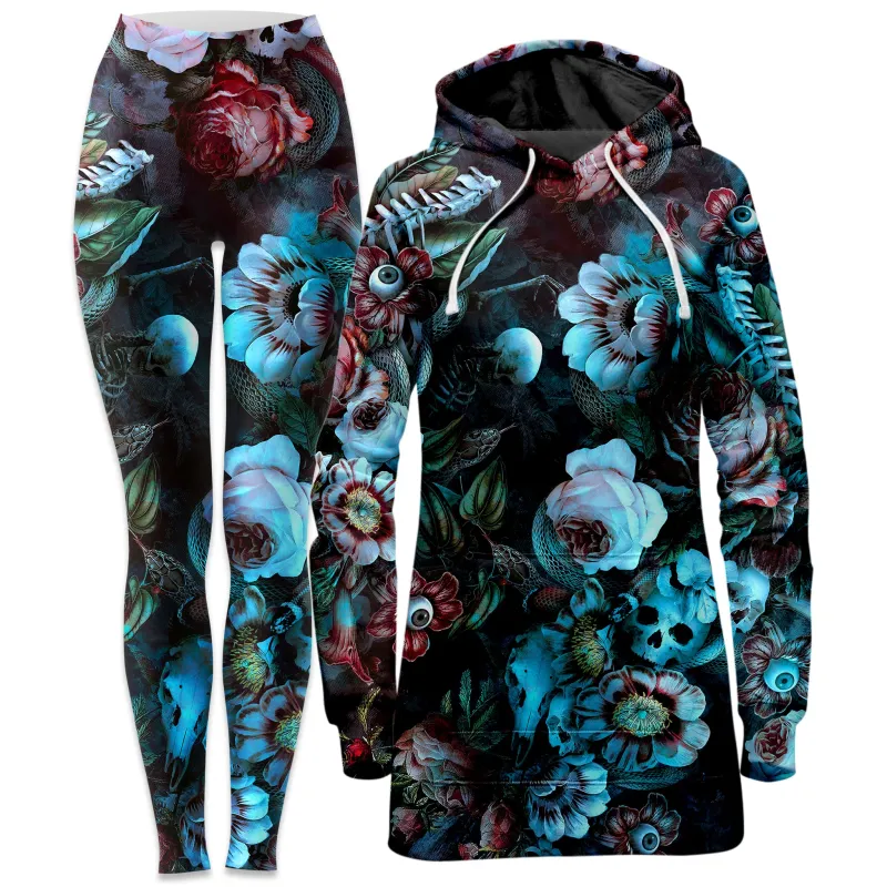 Eyes Of Darkness Hoodie Dress and Leggings Combo sold by iEDM