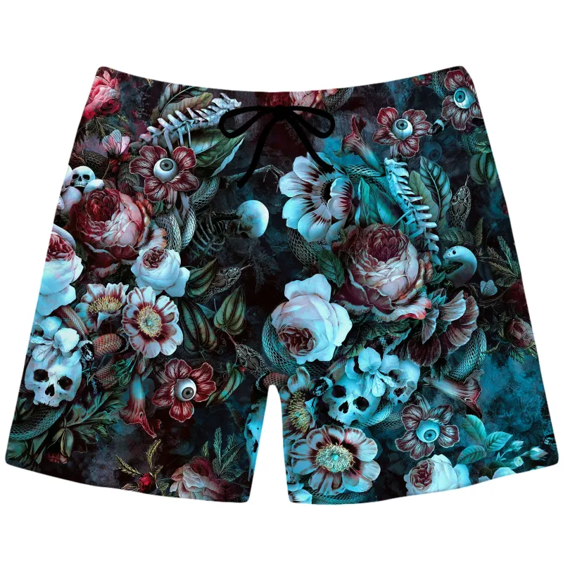 Eyes Of Darkness Swim Trunks sold by iEDM