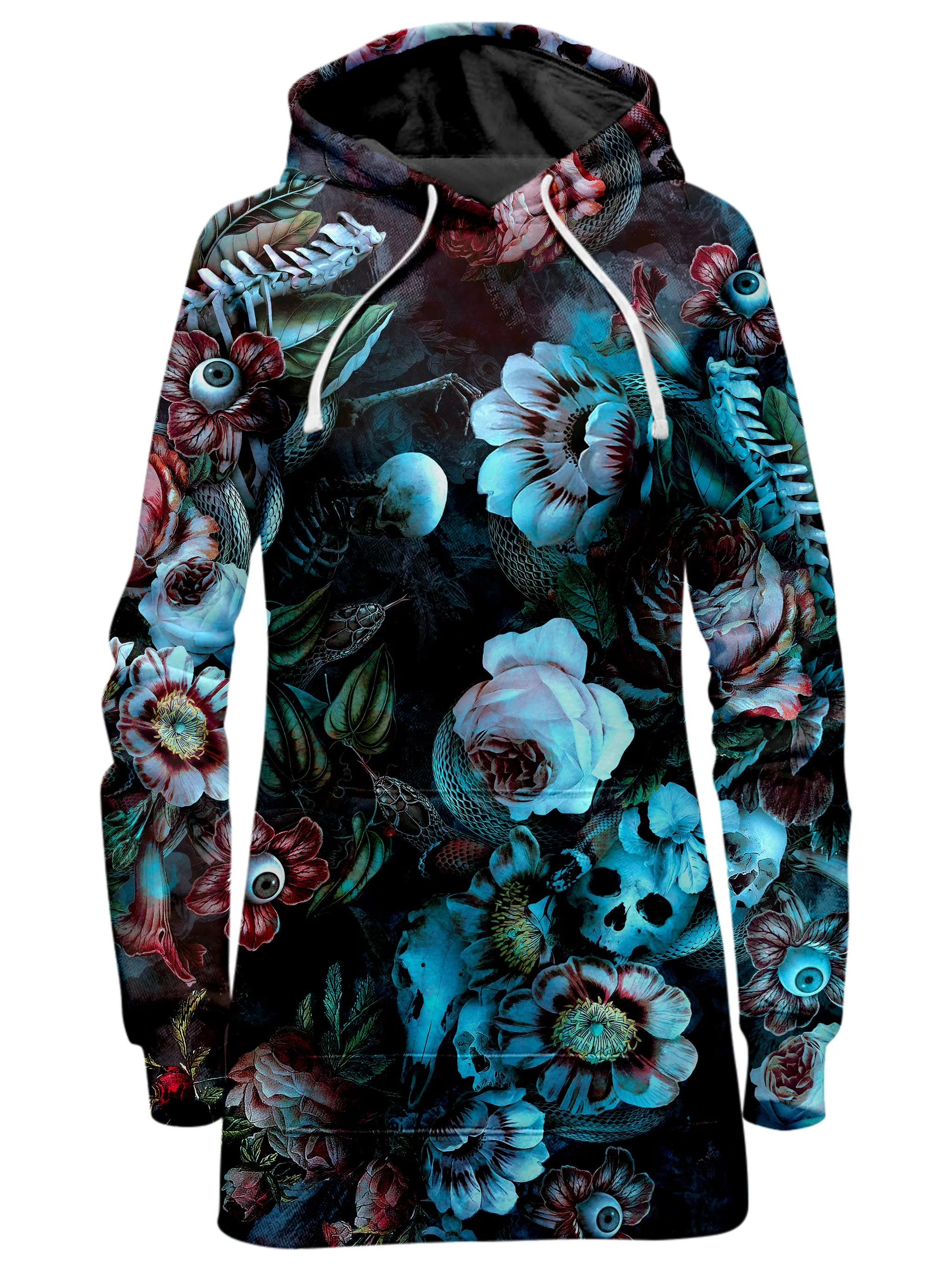 Eyes Of Darkness Hoodie Dress sold by iEDM