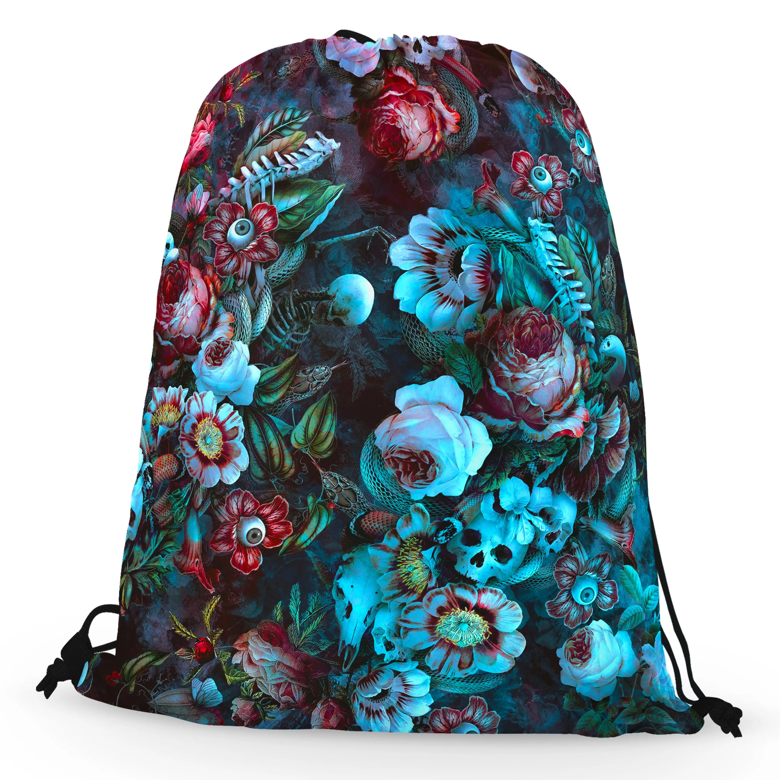 Eyes Of Darkness Drawstring Bag sold by iEDM product image thumbnail 2