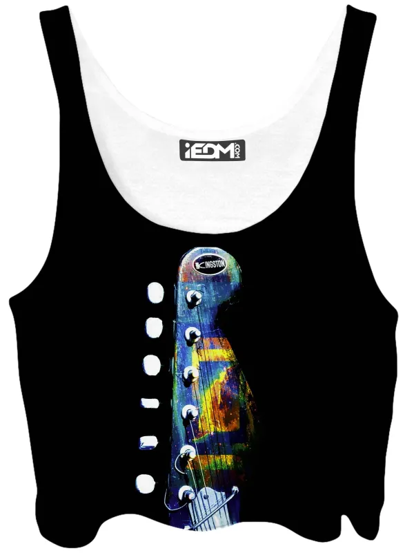 Spiral Guitar Crop Top sold by iEDM