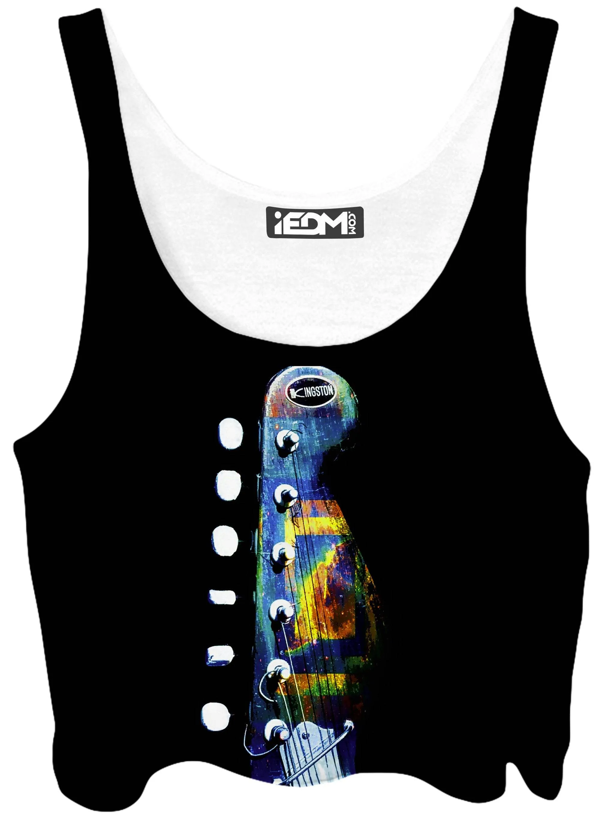 Spiral Guitar Crop Top sold by iEDM