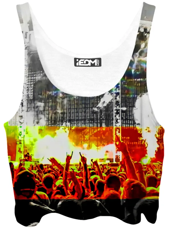 Heavy Metal Crop Top sold by iEDM