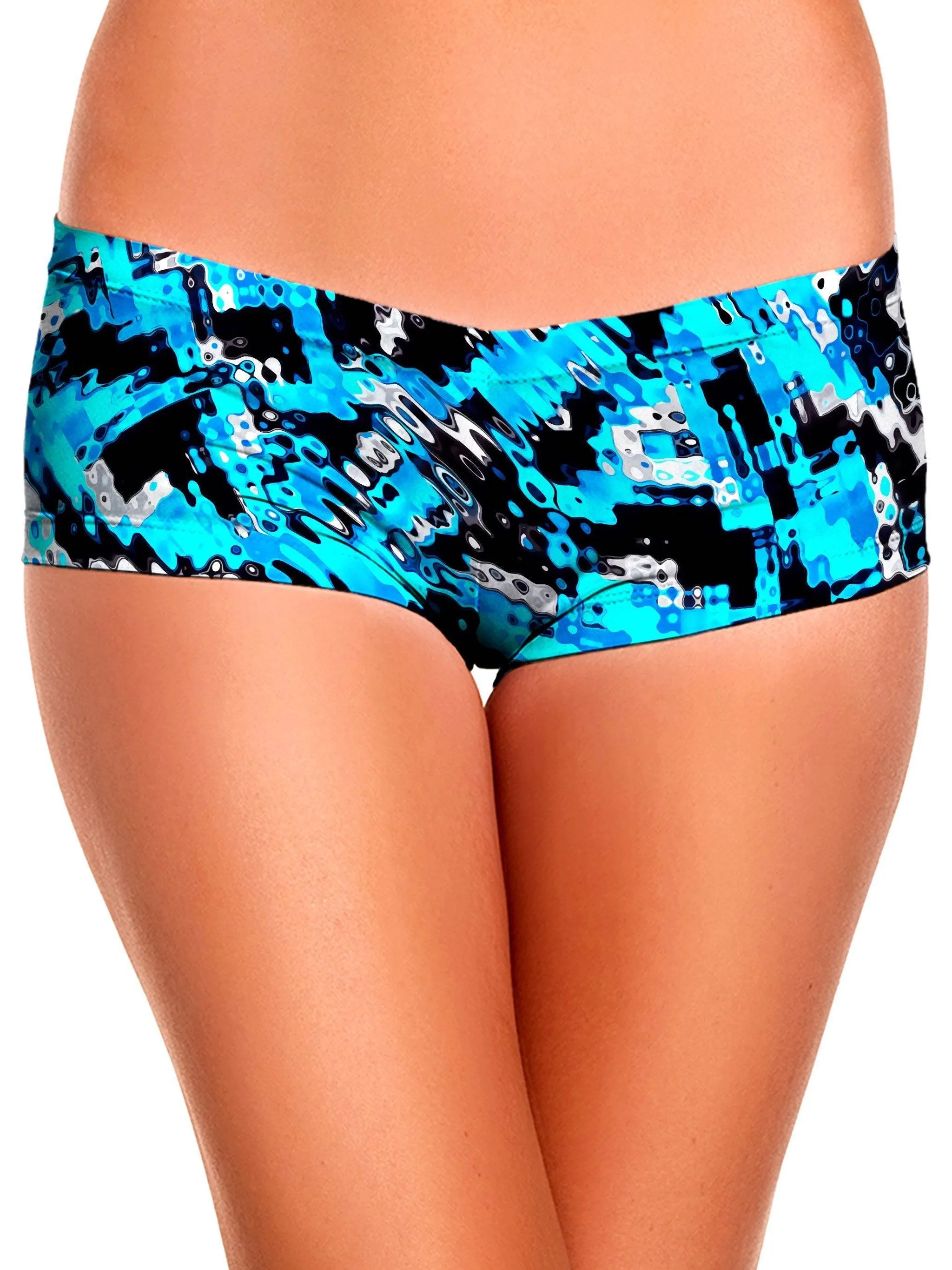 Aqua Rave Booty Shorts sold by iEDM
