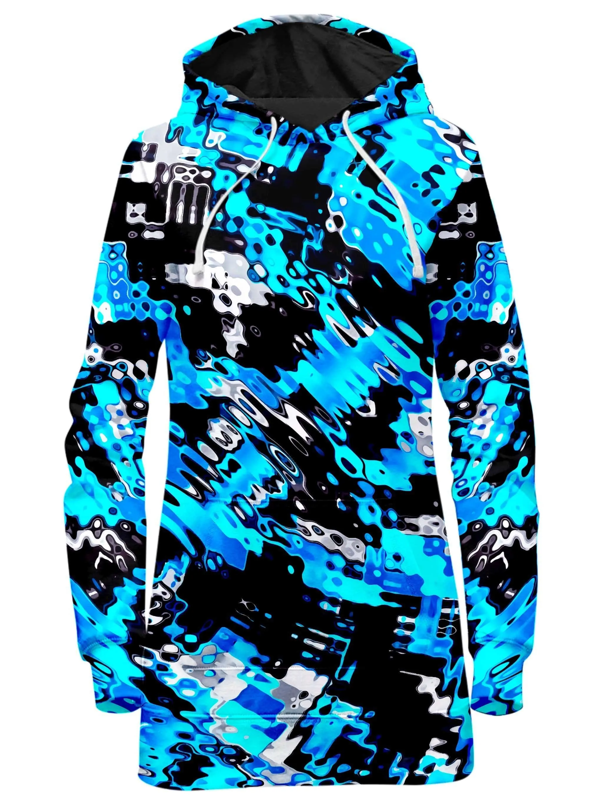 Aqua Rave Hoodie Dress sold by iEDM