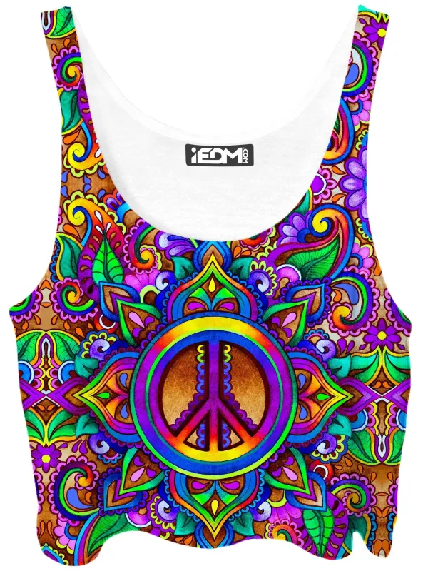 Peace Stock Crop Top sold by iEDM