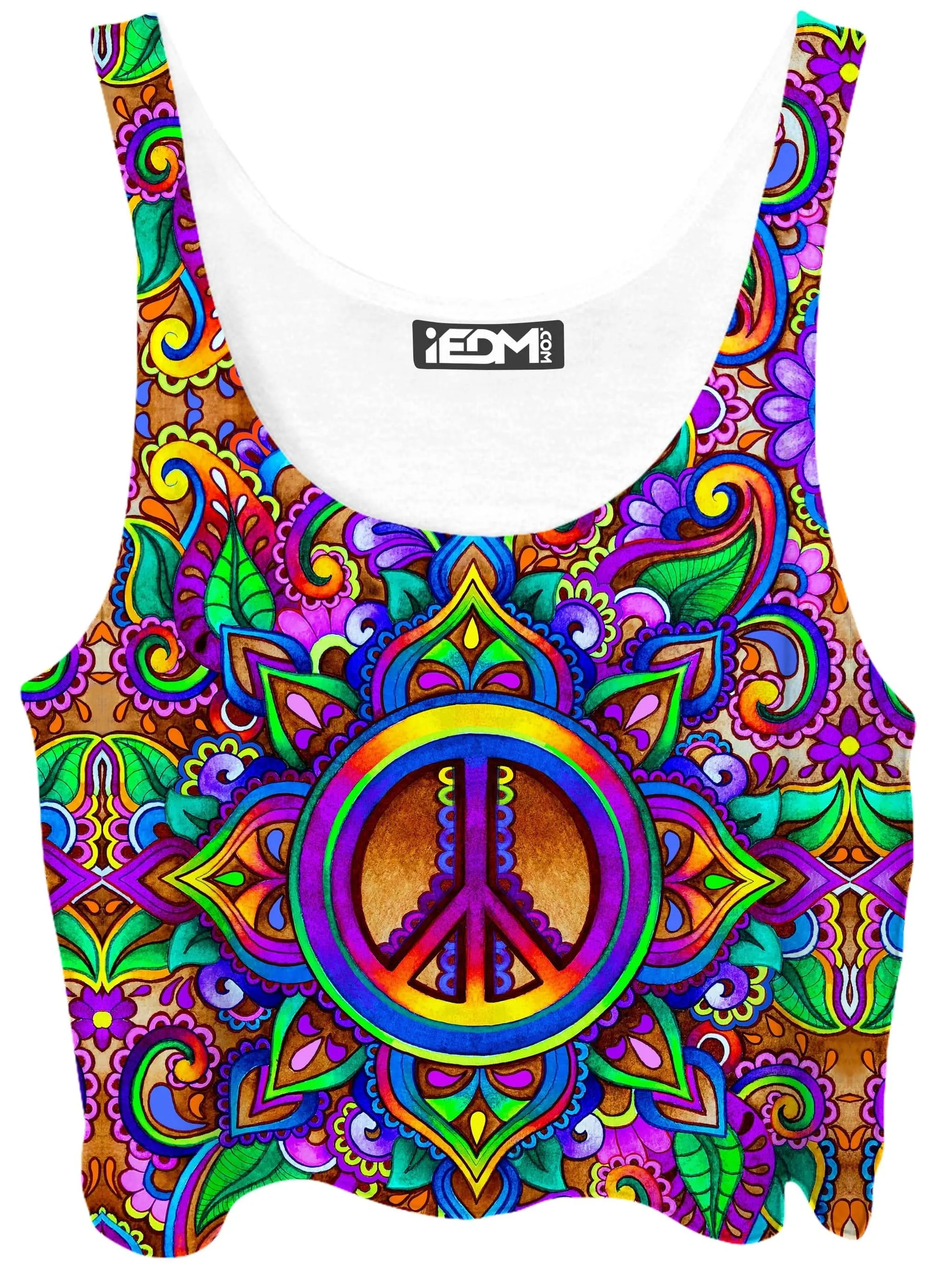 Peace Stock Crop Top sold by iEDM