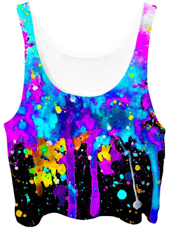 Abstract Crop Top sold by iEDM