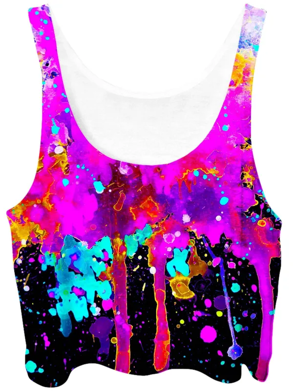 Abstract 2 Crop Top sold by iEDM
