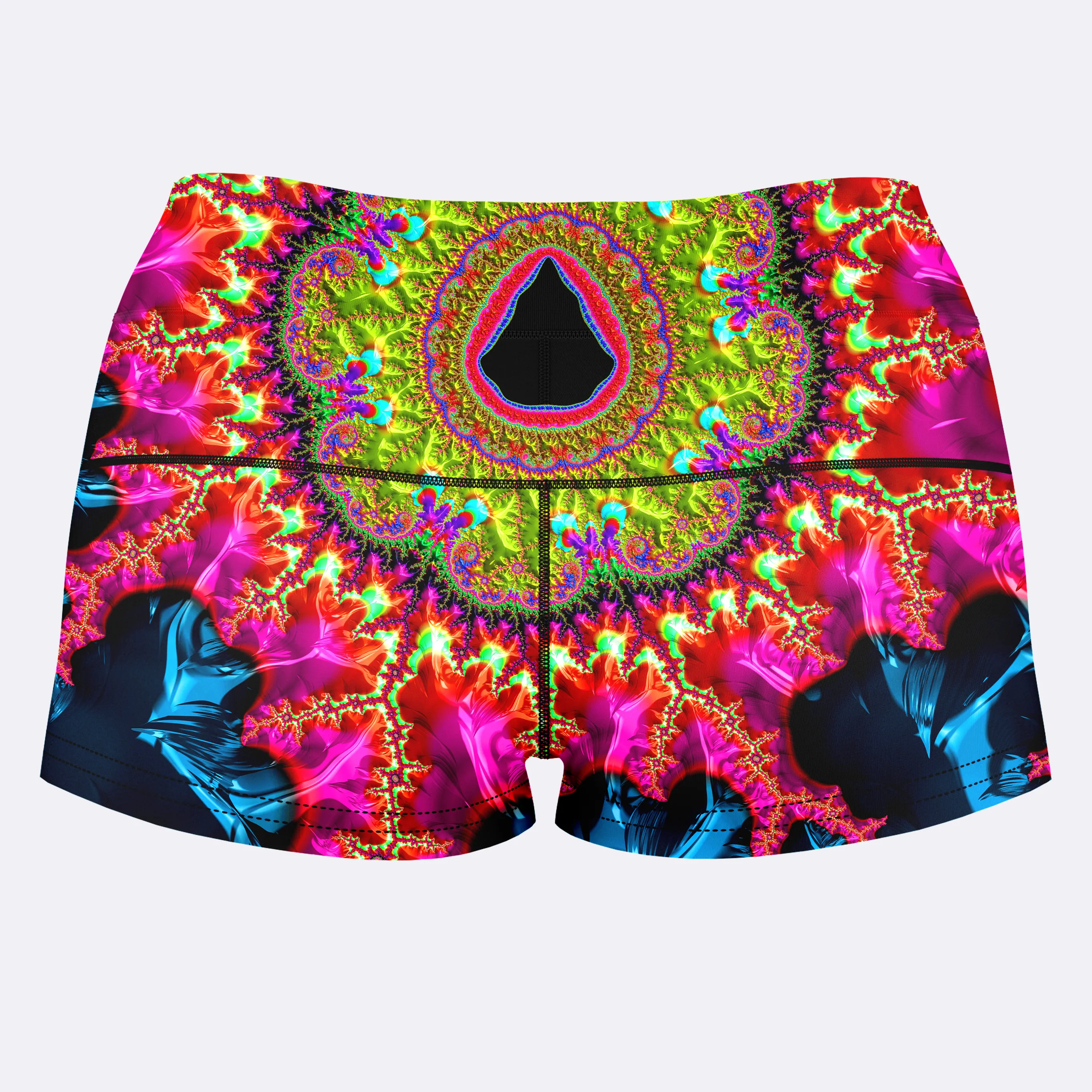 Sacred Key High-Waisted Women's Shorts sold by iEDM product image thumbnail 2