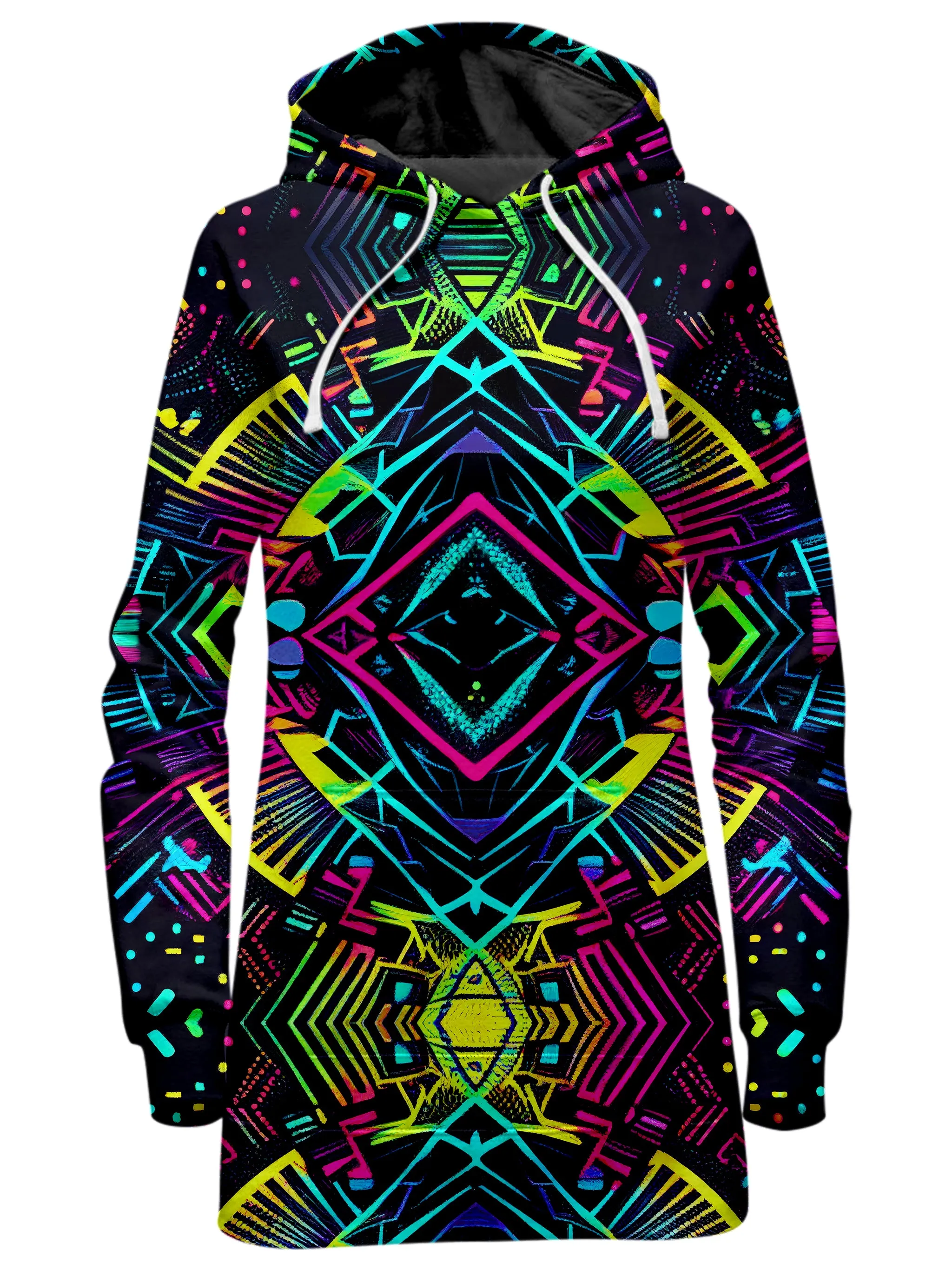 Neon Tribal Hoodie Dress sold by iEDM