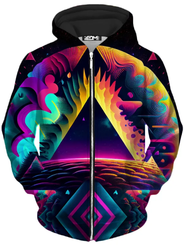 Deep Horizons Unisex Zip-Up Hoodie sold by iEDM