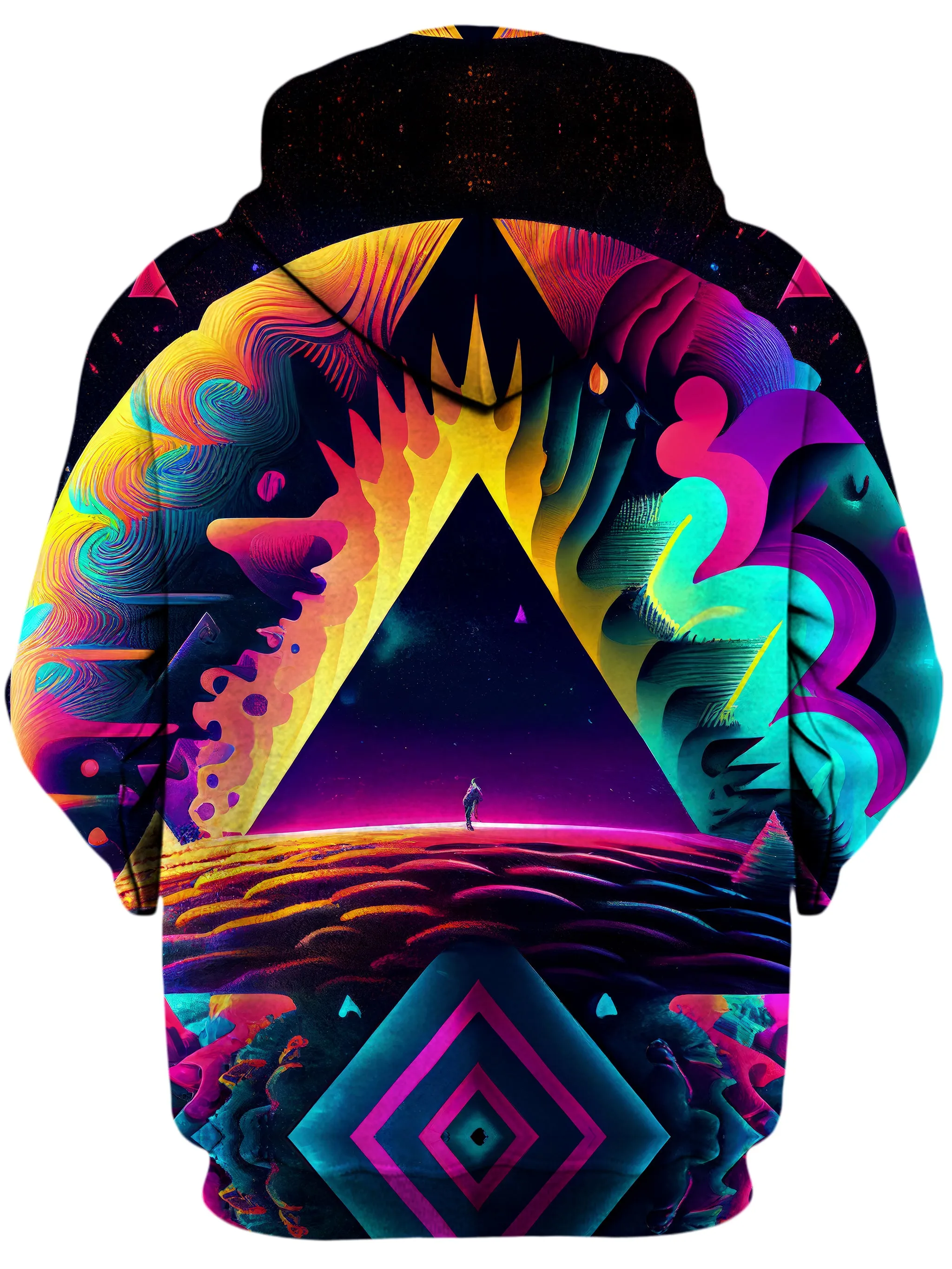 Deep Horizons Unisex Zip-Up Hoodie sold by iEDM product image thumbnail 2