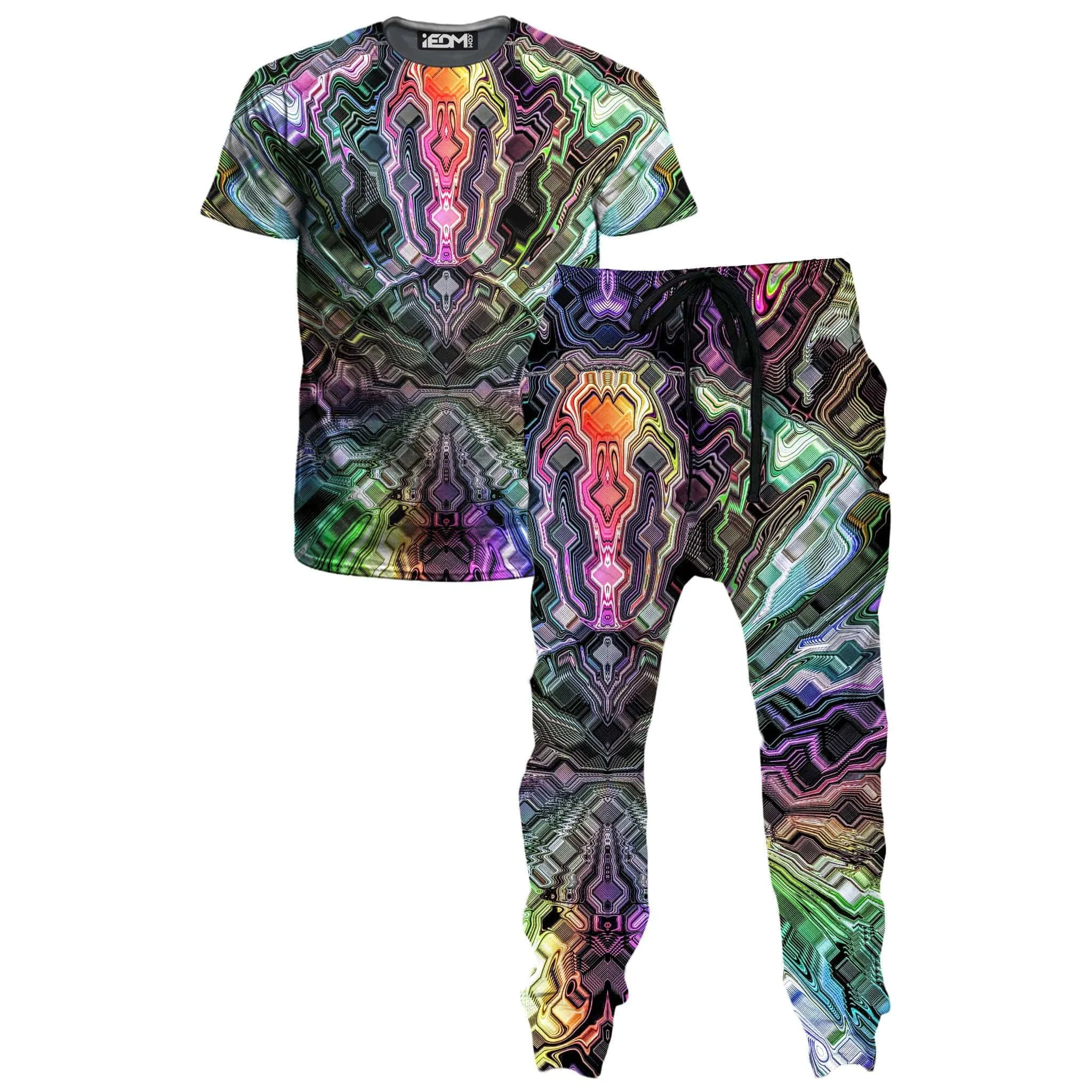 Holographic Storm T-Shirt and Joggers Combo sold by iEDM