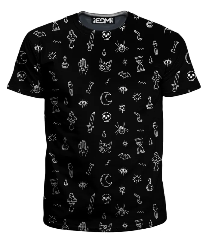 Black Pattern Men's T-Shirt sold by iEDM