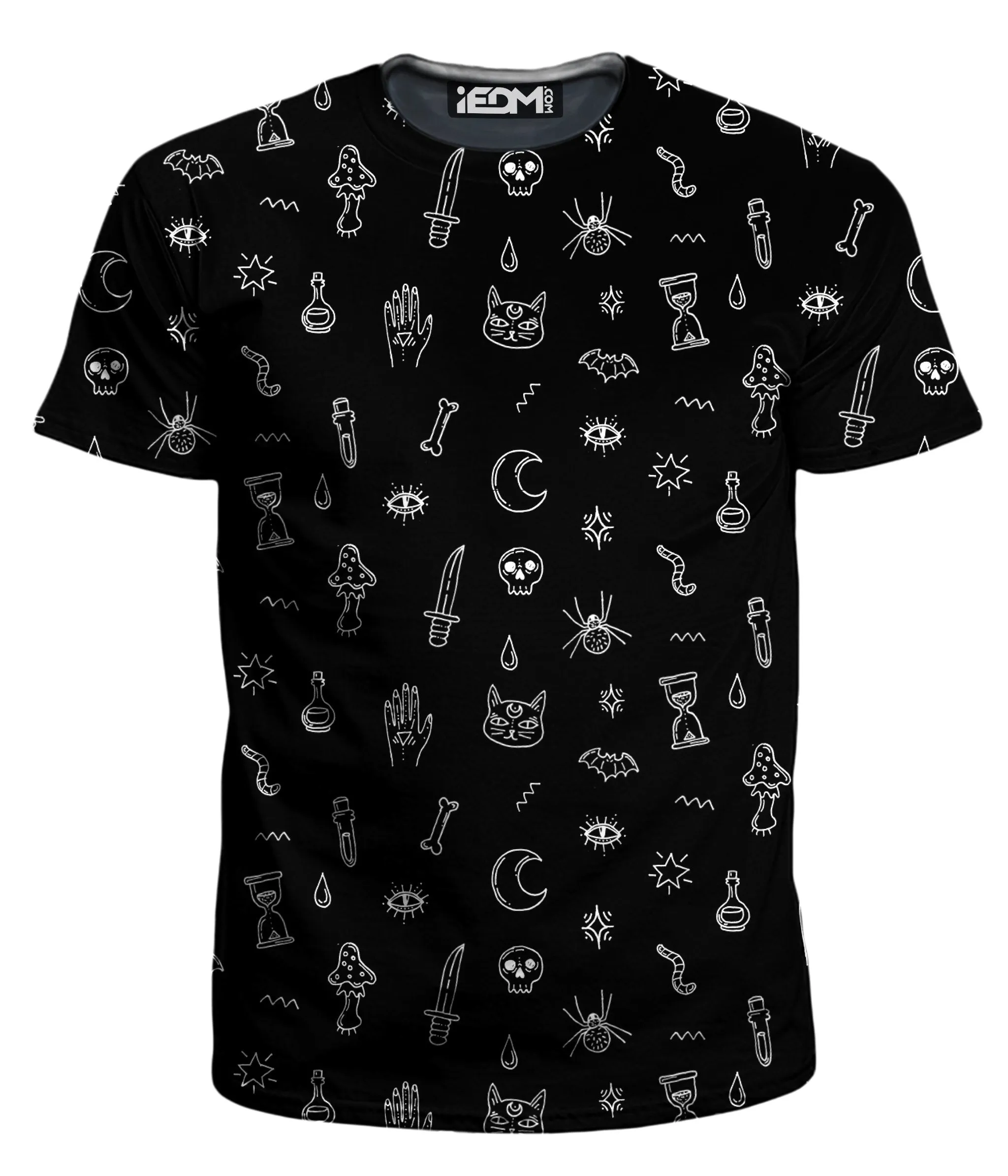 Black Pattern Men's T-Shirt sold by iEDM