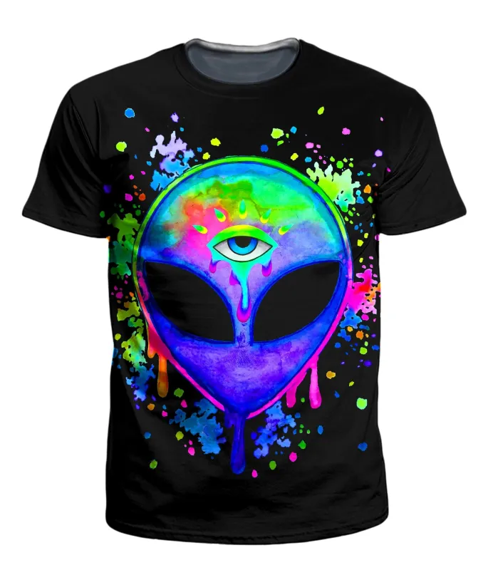 Splatter Alien Men's T-Shirt sold by iEDM