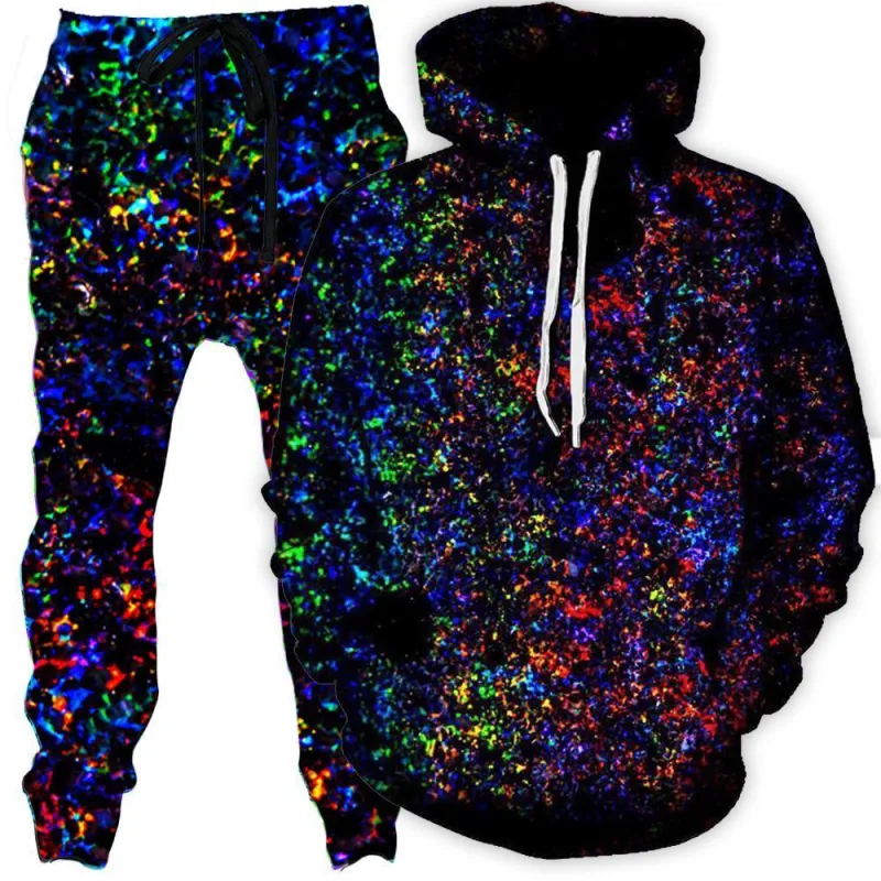 Lightning Rainbow Hoodie and Joggers Combo sold by iEDM