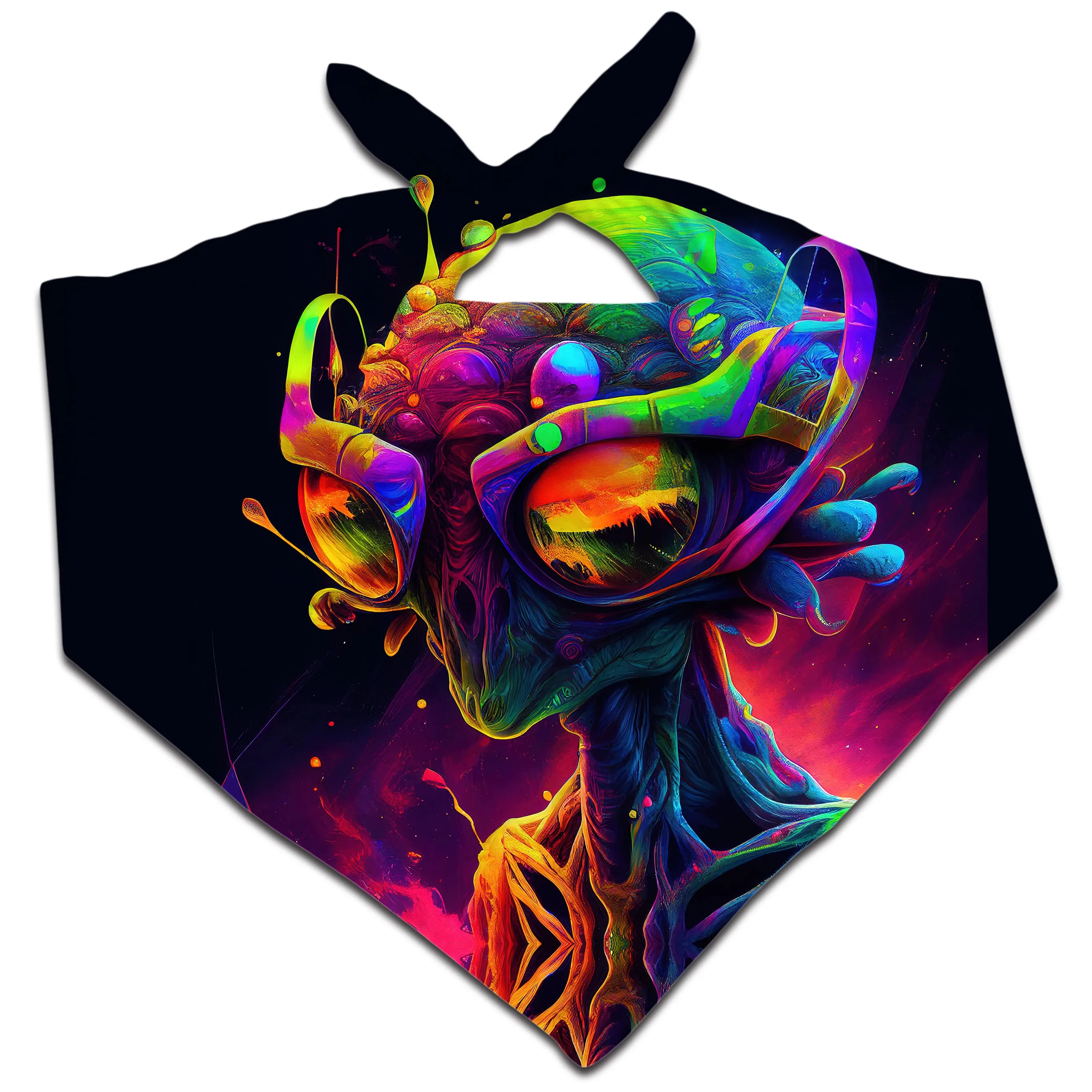 Psychedelic Alien Bandana sold by iEDM