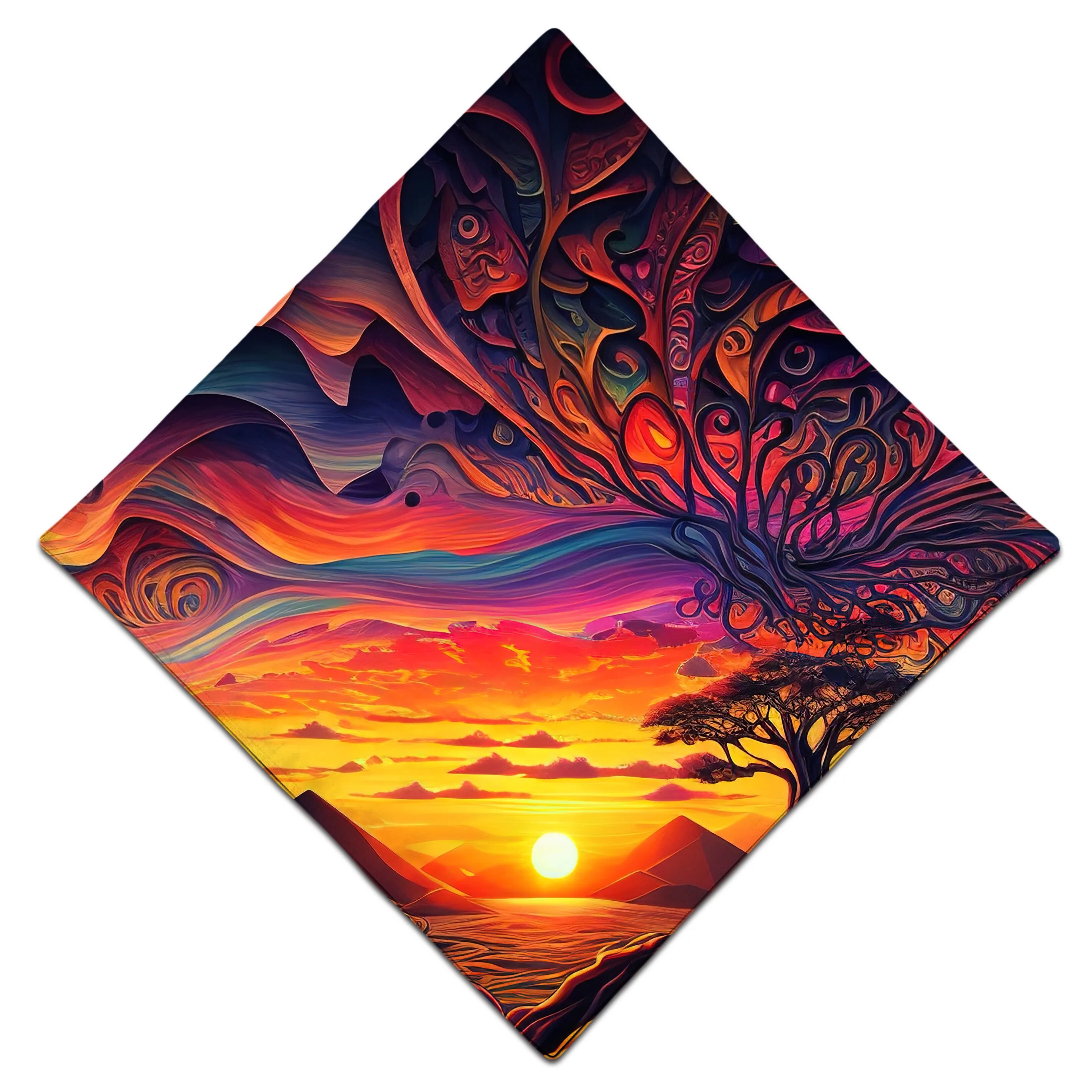 Acid Sunset Bandana sold by iEDM product image thumbnail 3