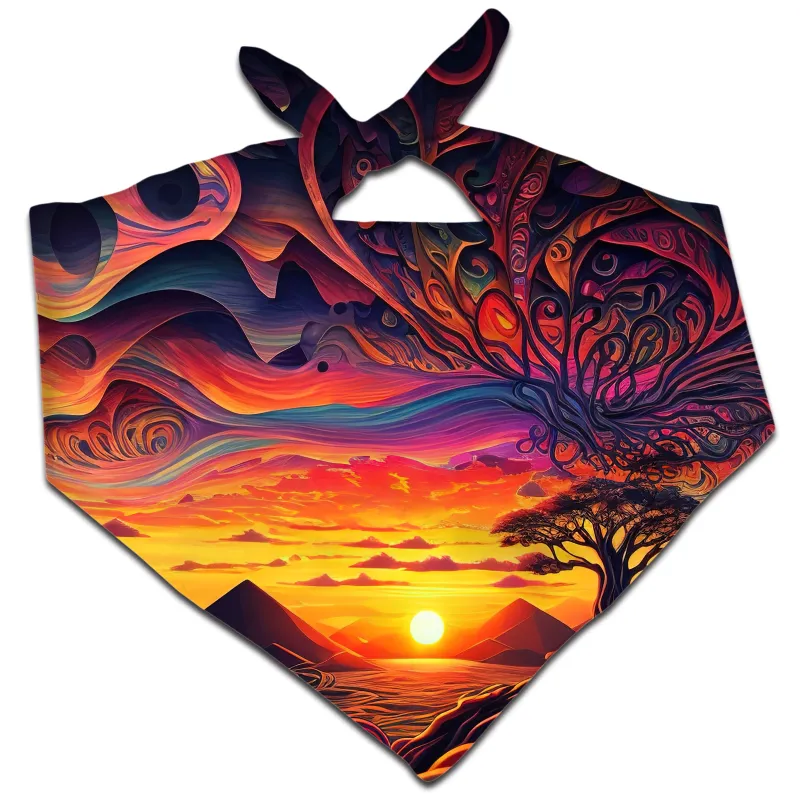 Acid Sunset Bandana sold by iEDM