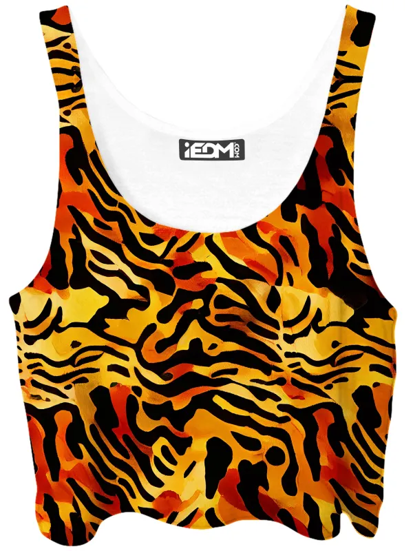 Tiger Camouflage Crop Top sold by iEDM