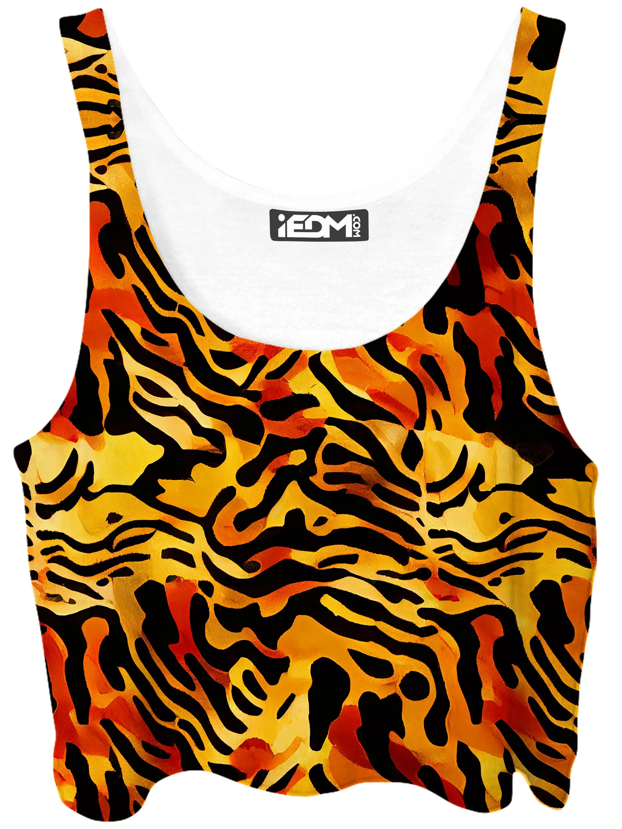 Tiger Camouflage Crop Top sold by iEDM