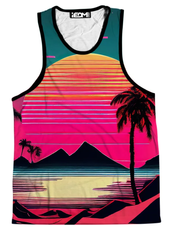 Beach Sunset Men's Tank sold by iEDM