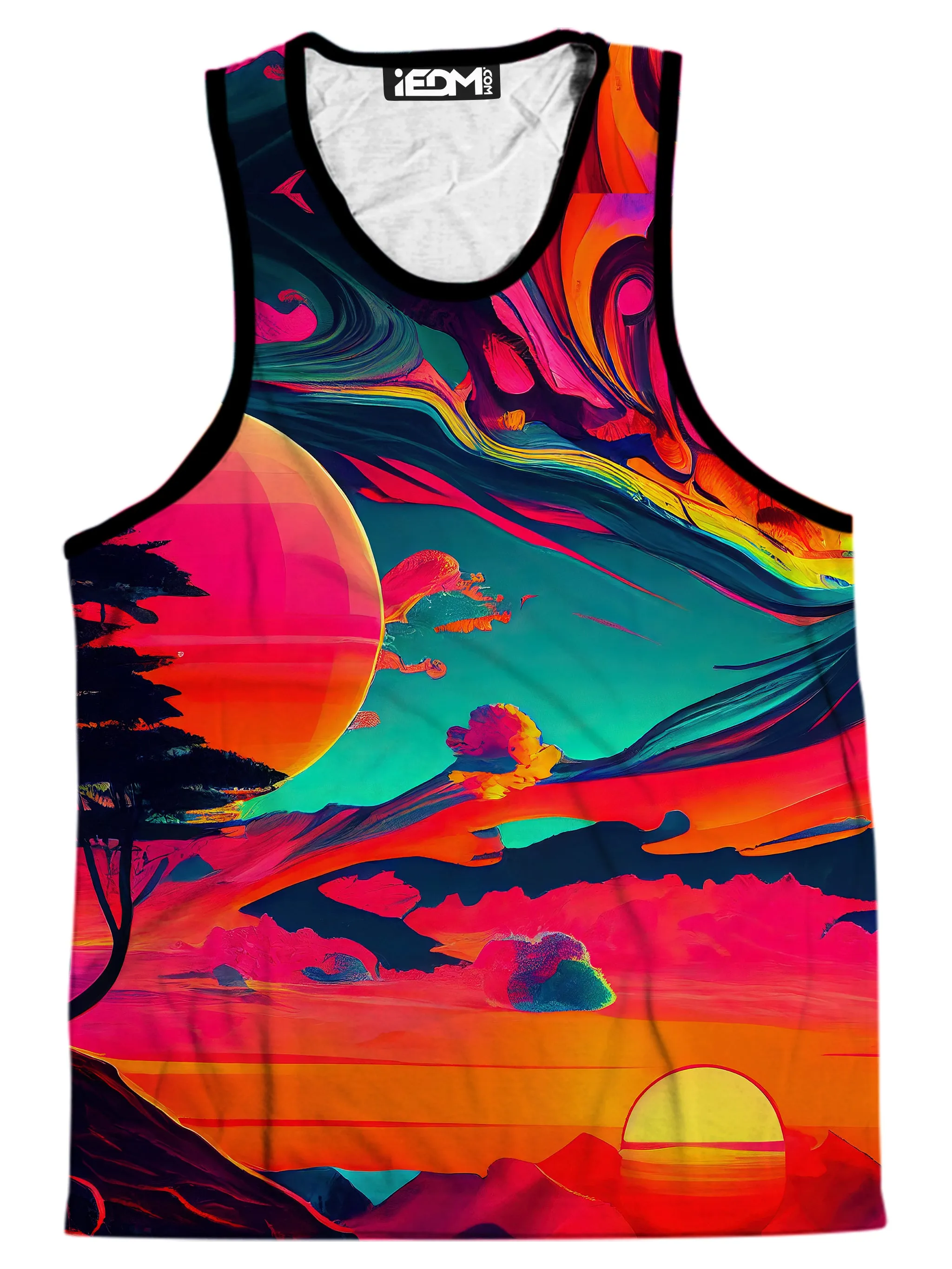Sunset Melt Men's Tank sold by iEDM