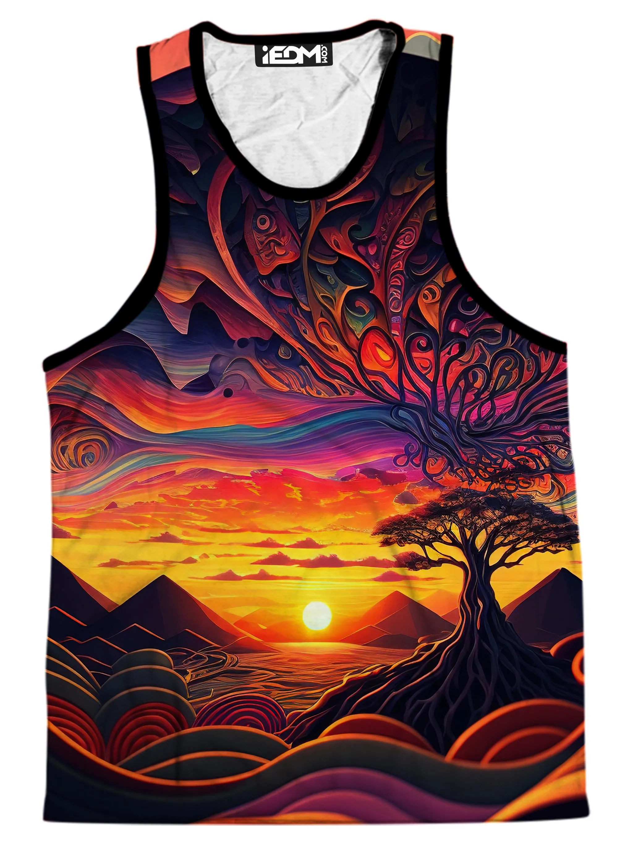 Acid Sunset Men's Tank sold by iEDM