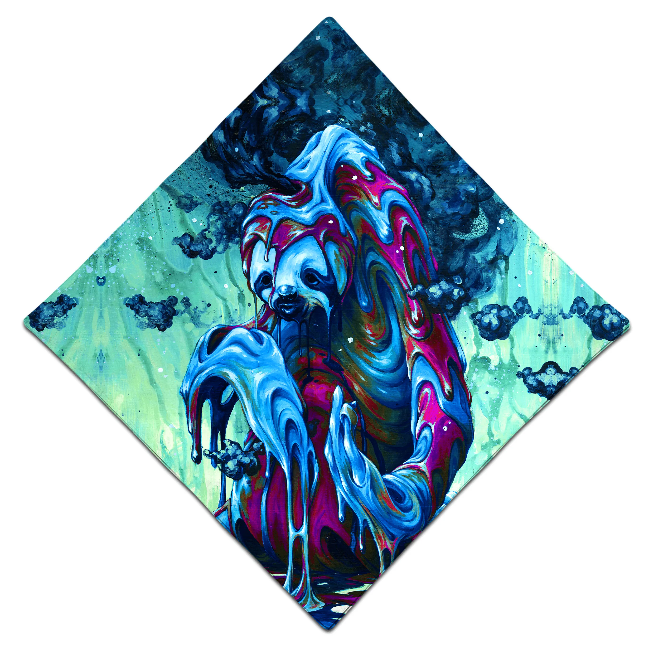 Toxic Sloth Bandana sold by iEDM product image thumbnail 3