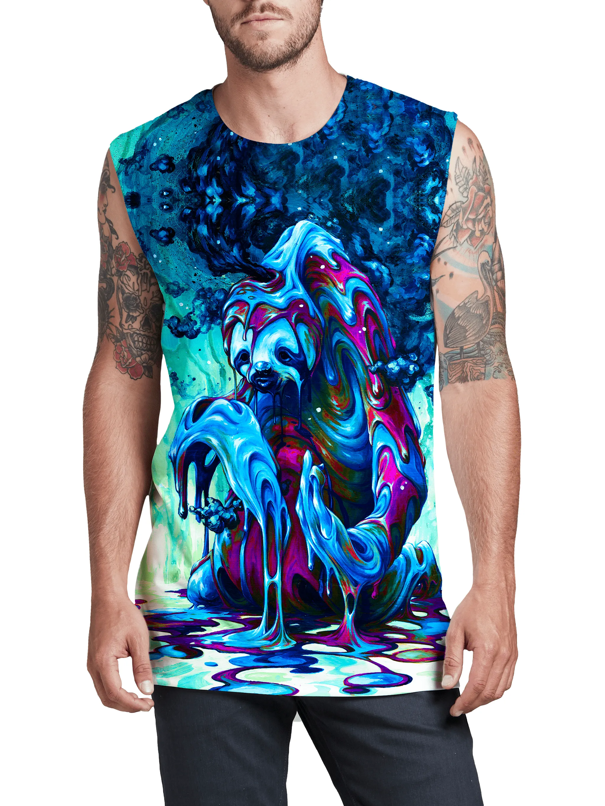 Toxic Sloth Men's Muscle Tank sold by iEDM