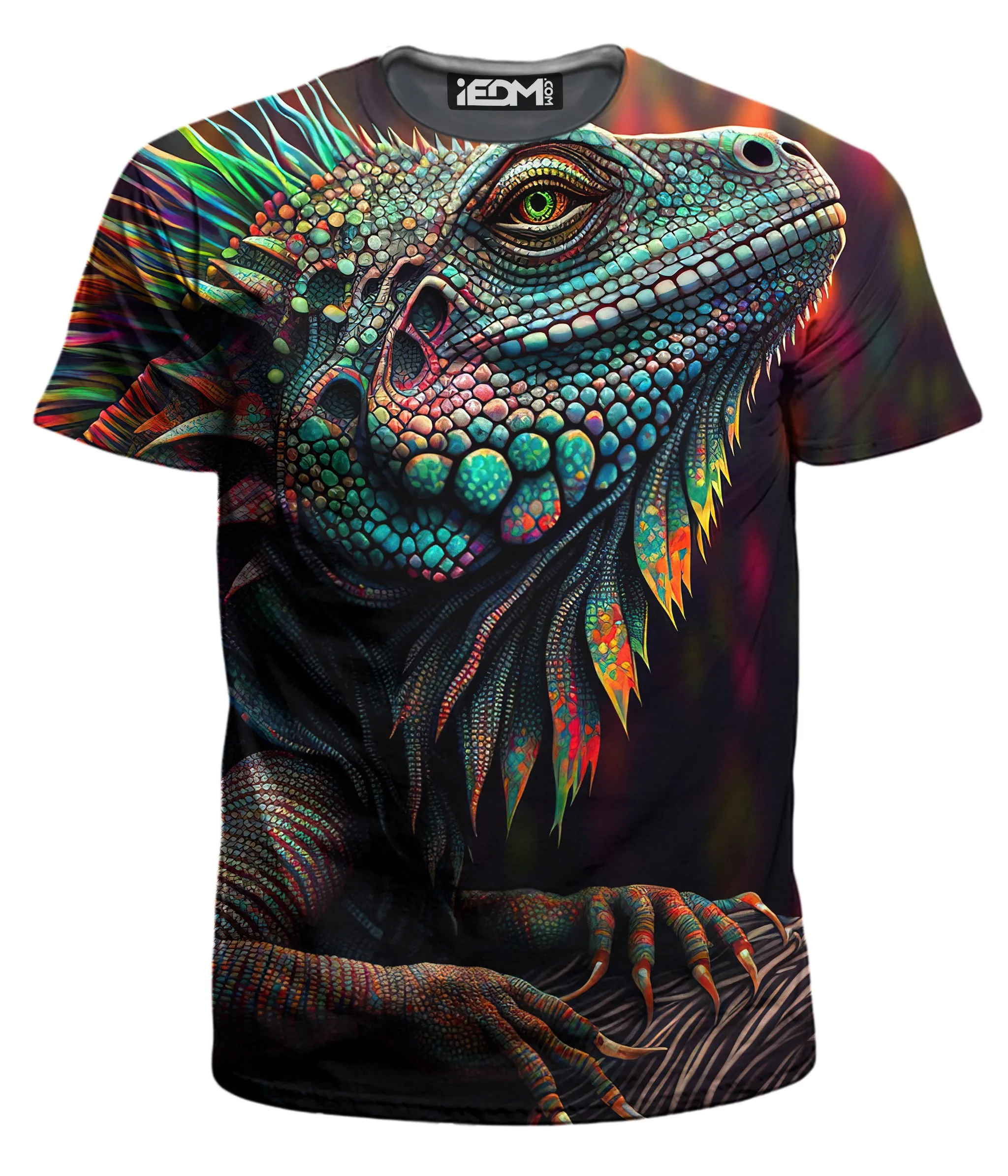 Psychedelic Giant Iguana 2.0 Men's T-Shirt sold by iEDM