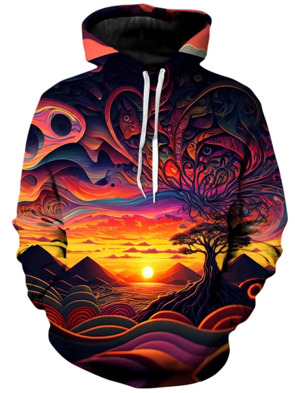 Acid Sunset Unisex Hoodie made by iEDM