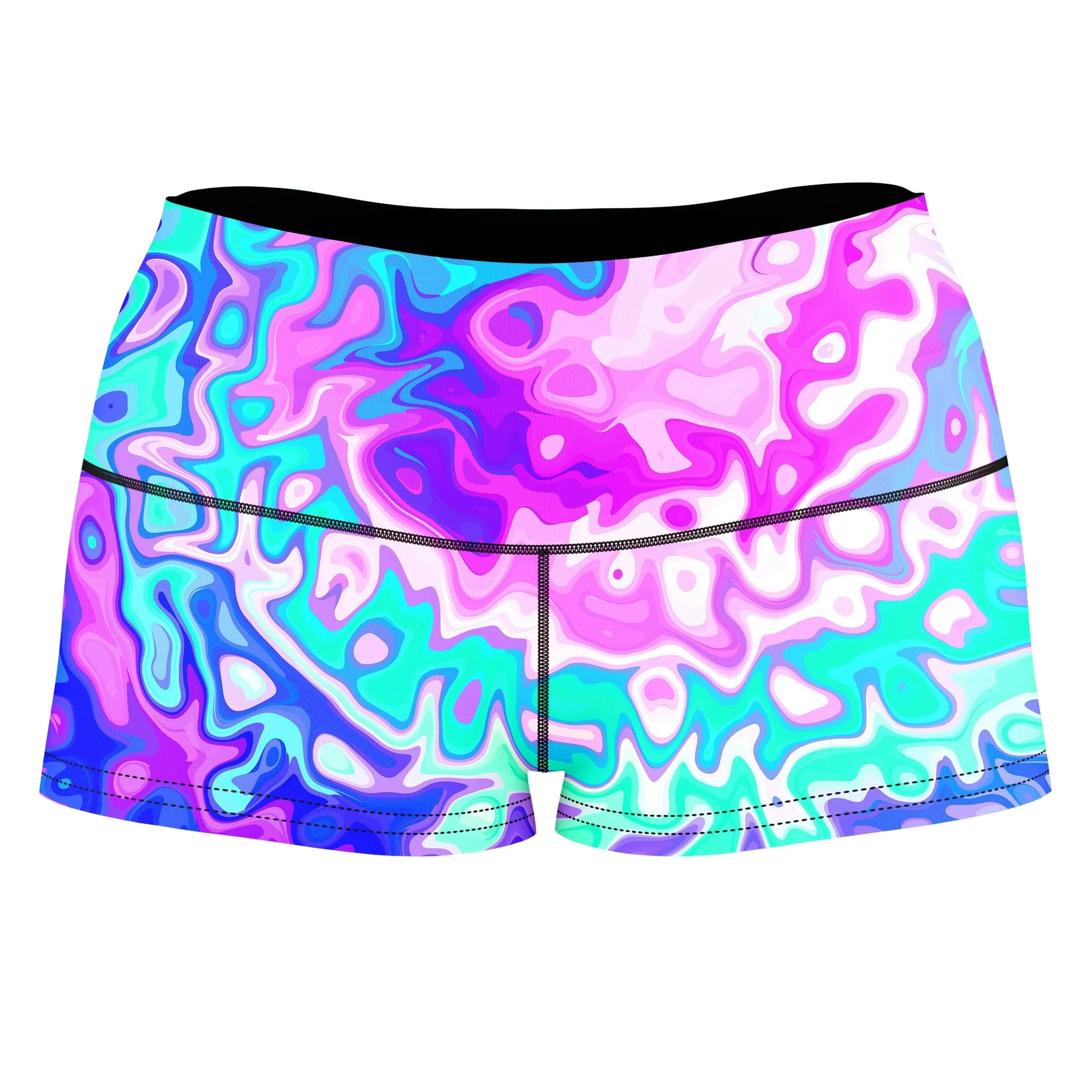 Catch The Wave High-Waisted Women's Shorts sold by iEDM