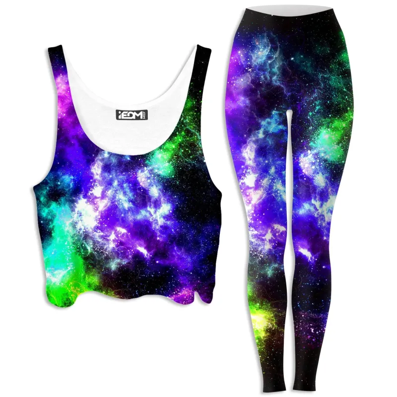 Kryptonite Flow Crop Top and Leggings Combo JTT sold by iEDM