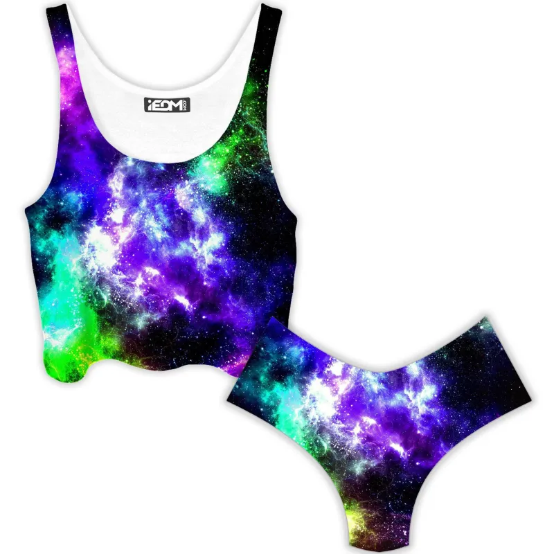 Kryptonite Flow Crop Top and Booty Shorts Combo JTT sold by iEDM