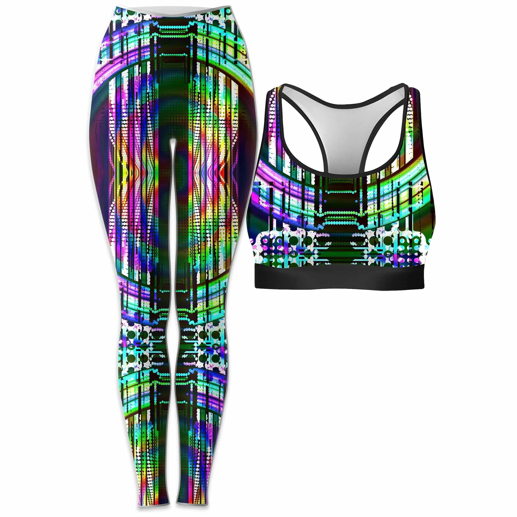 Astral Gate Rave Bra and Leggings Combo sold by iEDM