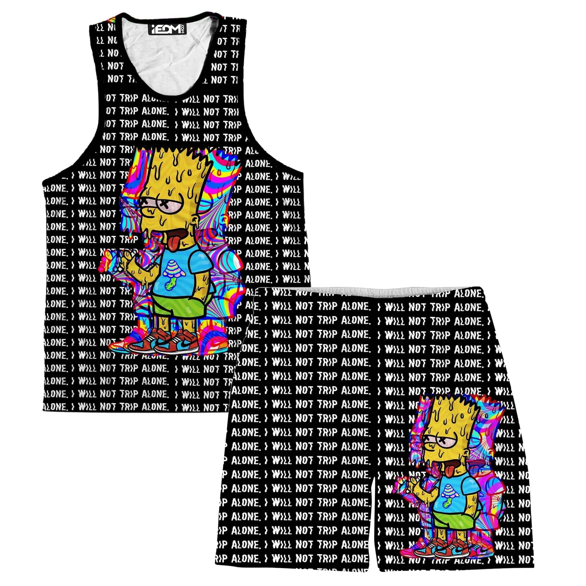 Tripping With Him Men's Tank and Shorts Combo sold by iEDM
