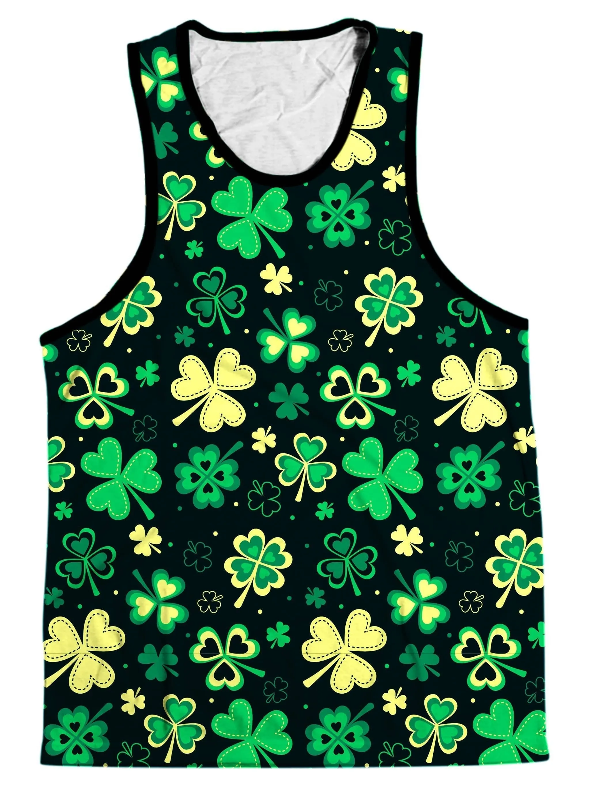 Trippy Clover Men's Tank and Shorts Combo sold by iEDM product image thumbnail 2