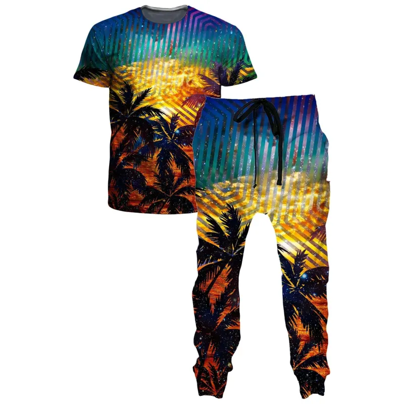 To Infinity And The Palms T-Shirt and Joggers Combo made by iEDM