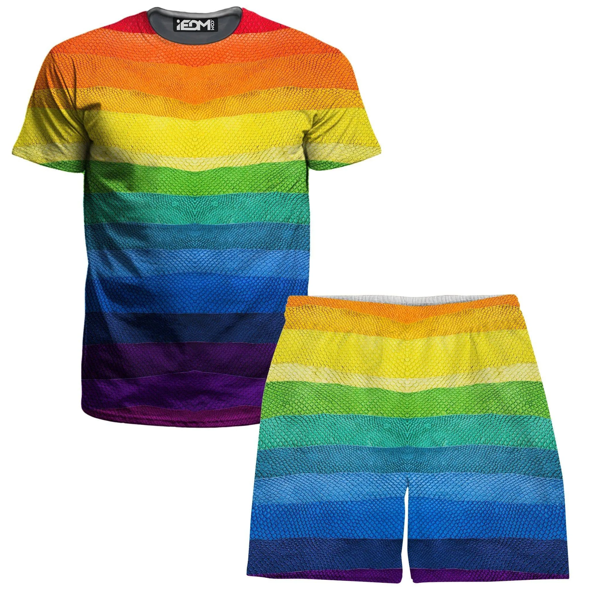Rainbow Snake T-Shirt and Shorts Combo sold by iEDM